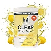 Myprotein Clear Whey Isolate Protein Powder, 15 Servings (0.8lbs) Lemonade, 20g Protein per Serving, Naturally Flavored Drink Mix, Daily Protein Intake for Superior Performance