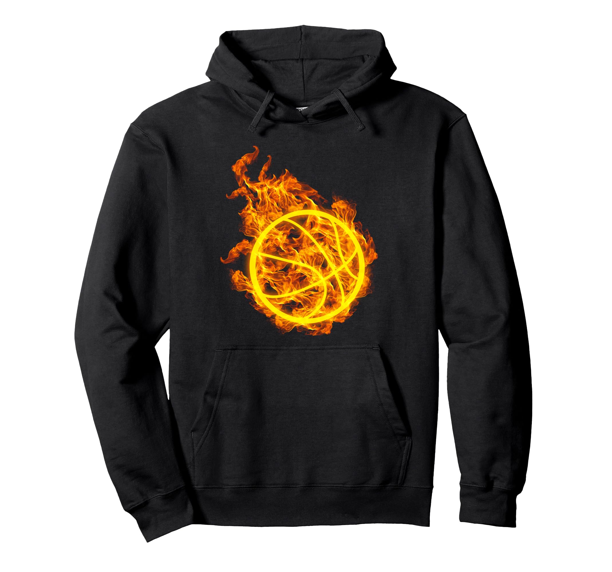 Fire Basketball Lover Basketball Player Pullover Hoodie