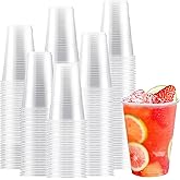 Lamosi 300 Count 16 oz Plastic Cups, Clear Plastic Cups Disposable, Plastic Drinking Cups Bulk for Party, Events