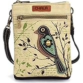 CHALA Double Pocket Xbody Women RFID Protected Canvas Crossody Purse with Adjustable Strap | Double Pocket, Xbody, RFID Protected, Adjustable Strap