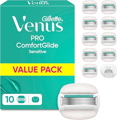 Pro Comfortglide Sensitive, 10 Original Rasierklingen, Grün