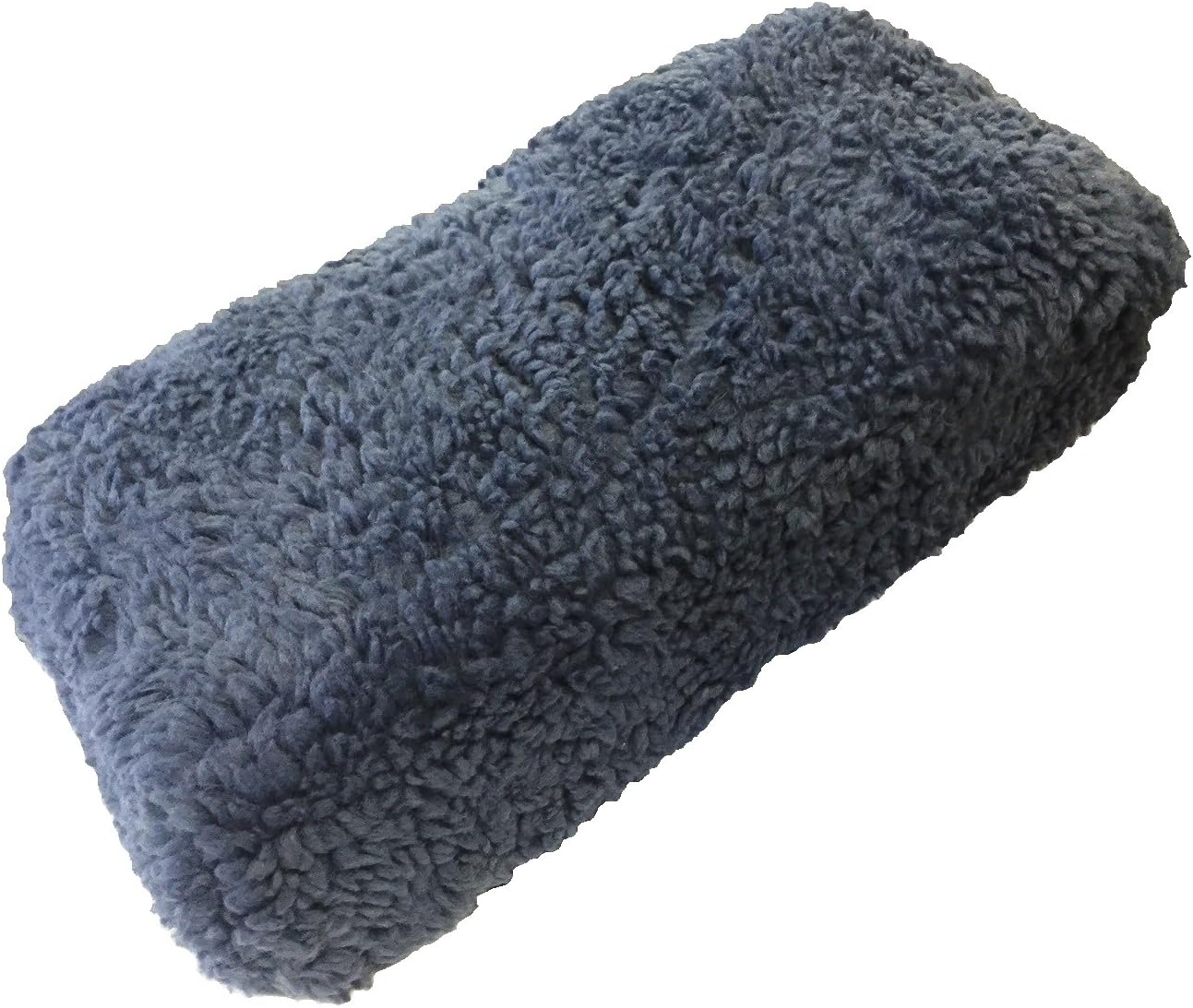 ROOHO Premium Denim Blue Fleece Knee Walker Cover - New 1" Dense Foam Insert