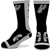For Bare Feet NBA Unisex Kids Nba Mvp Crew Sock Youth