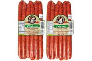 GENERIC 2 Pack Spanish Chistorra Sausage - Chistorra Española Doña Juana, Authentic Spanish Sausage, 100% Pork, Ready-to-Cook, Rich Flavor, Traditional Recipe, 16 oz