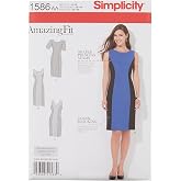 Simplicity 1586 Women's Fit Dress Sewing Pattern, Sizes 10-18