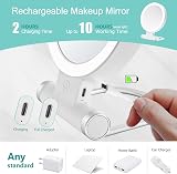 B Beauty Planet 20X/1X Double Sided Lighted Makeup Mirror with 3 Colors view 6