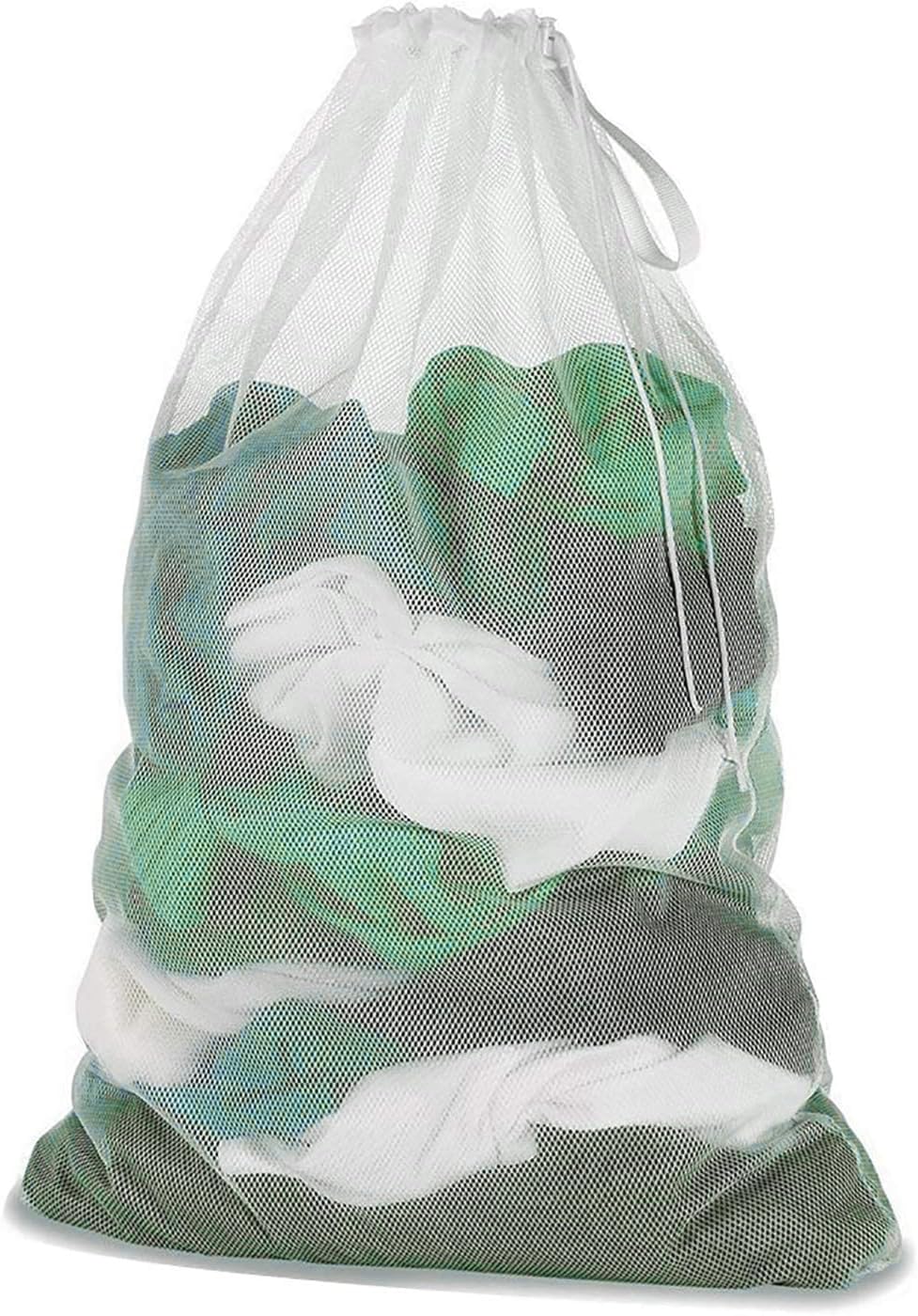 Meowoo 1Pcs Laundry Bags with Drawstring,60×90cm Mesh Laundry Bags for Delicates Heavy Duty Net Washiing Bag for Washing Machine