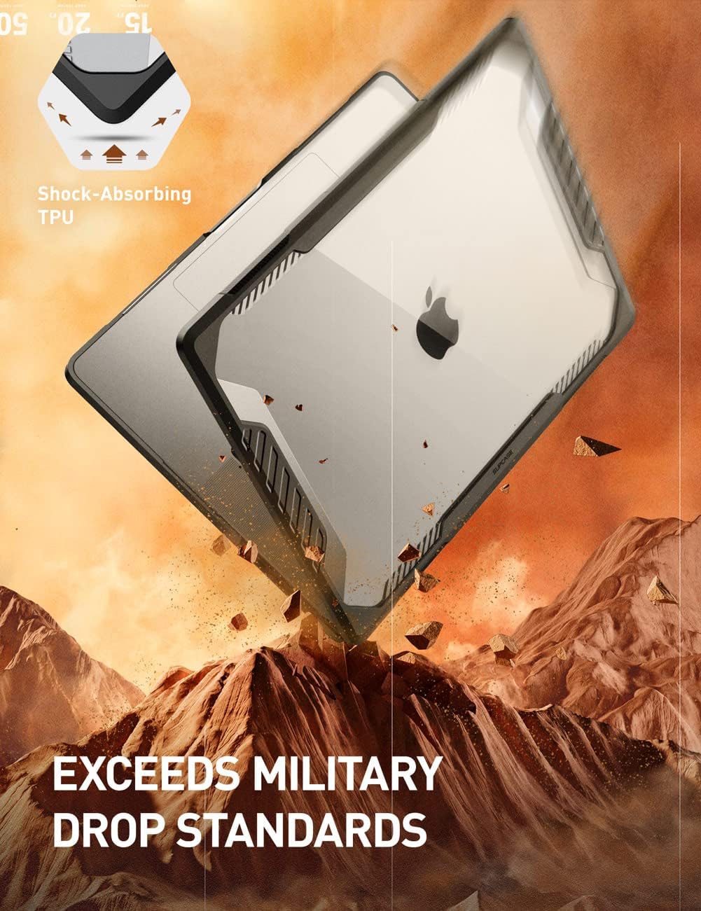 For Apple MacBook Pro 16 inch M3 M2 M1 Pro/Max Protective Case
