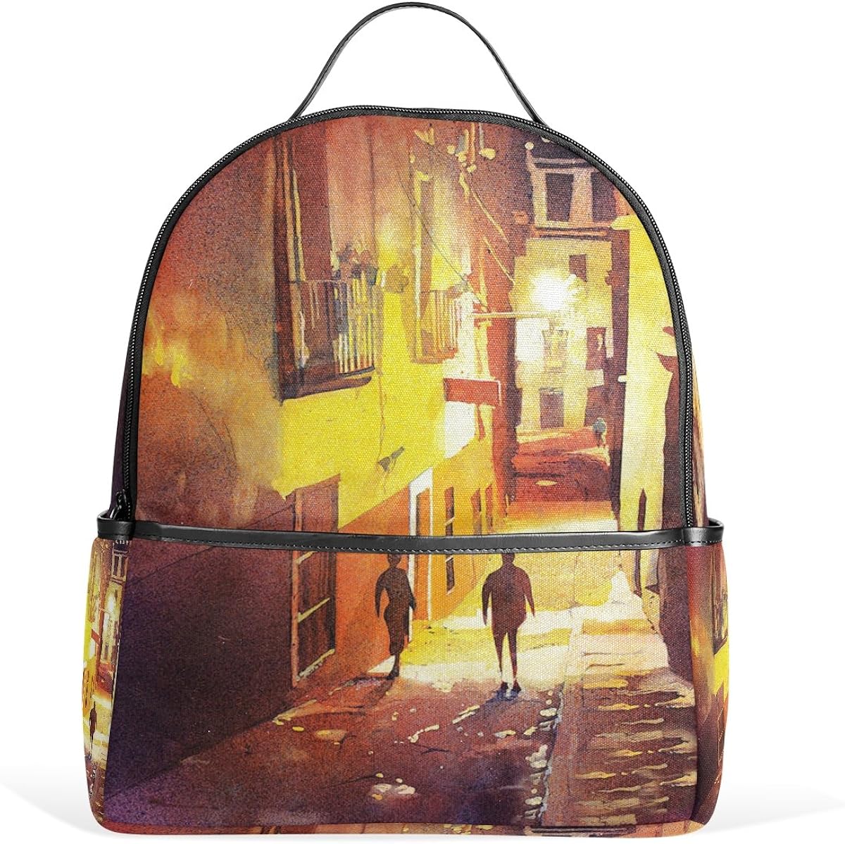 Up To 70 Off Mr Weng Street Corner Printed Canvas Backpack For Girl And Children Kids Backpacks Professional Integrated Online Shopping Mall Asbtubes Com