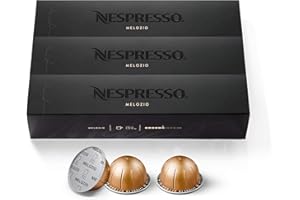 Nespresso Capsules VertuoLine, Melozio, Medium Roast Coffee, Coffee Pods, Brews 7.77 Fl Ounce (VERTUOLINE ONLY), 10 Count (Pa