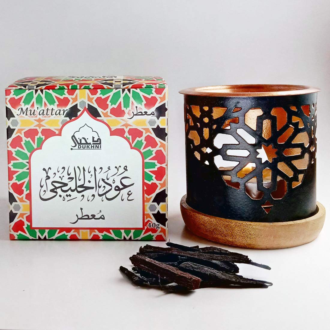 Dukhni Oud Al Khaleeji Muattar Bakhoor 40g of Authentic Arabic