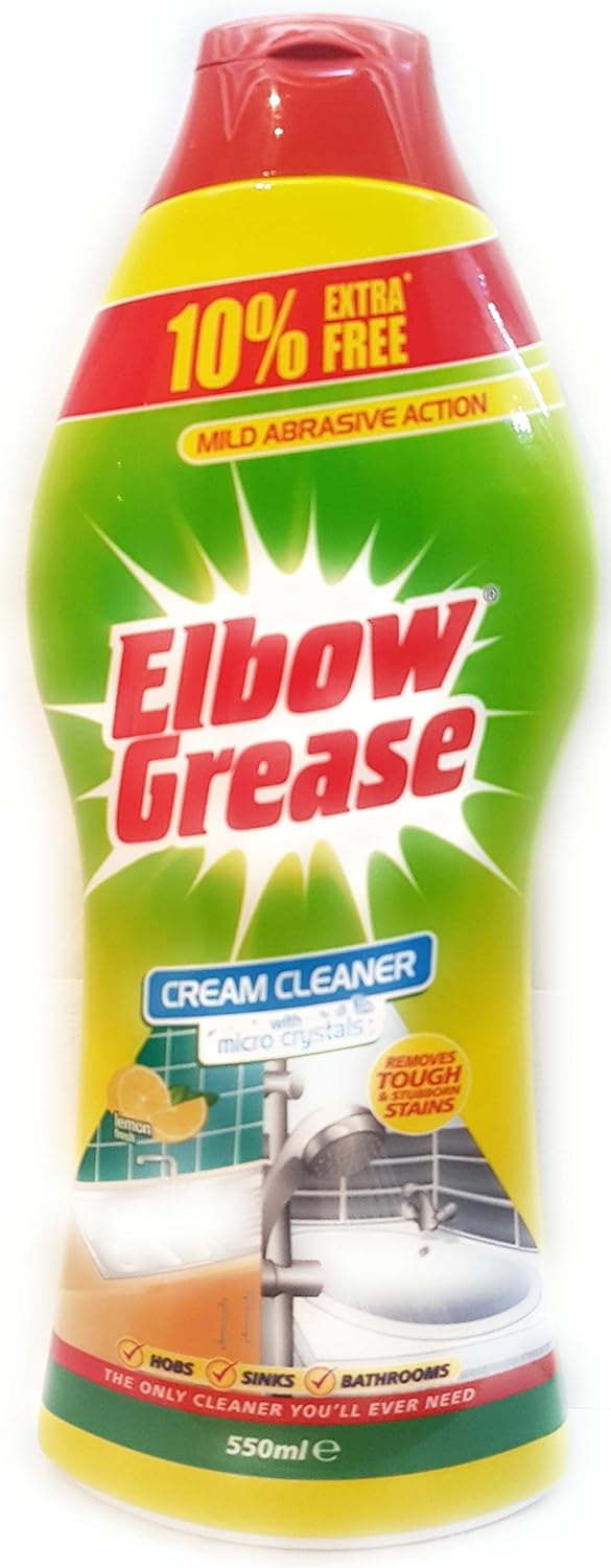 All New Elbow Grease Cream Cleaner with Micro Crystals 550ml Amazon.co.uk Grocery