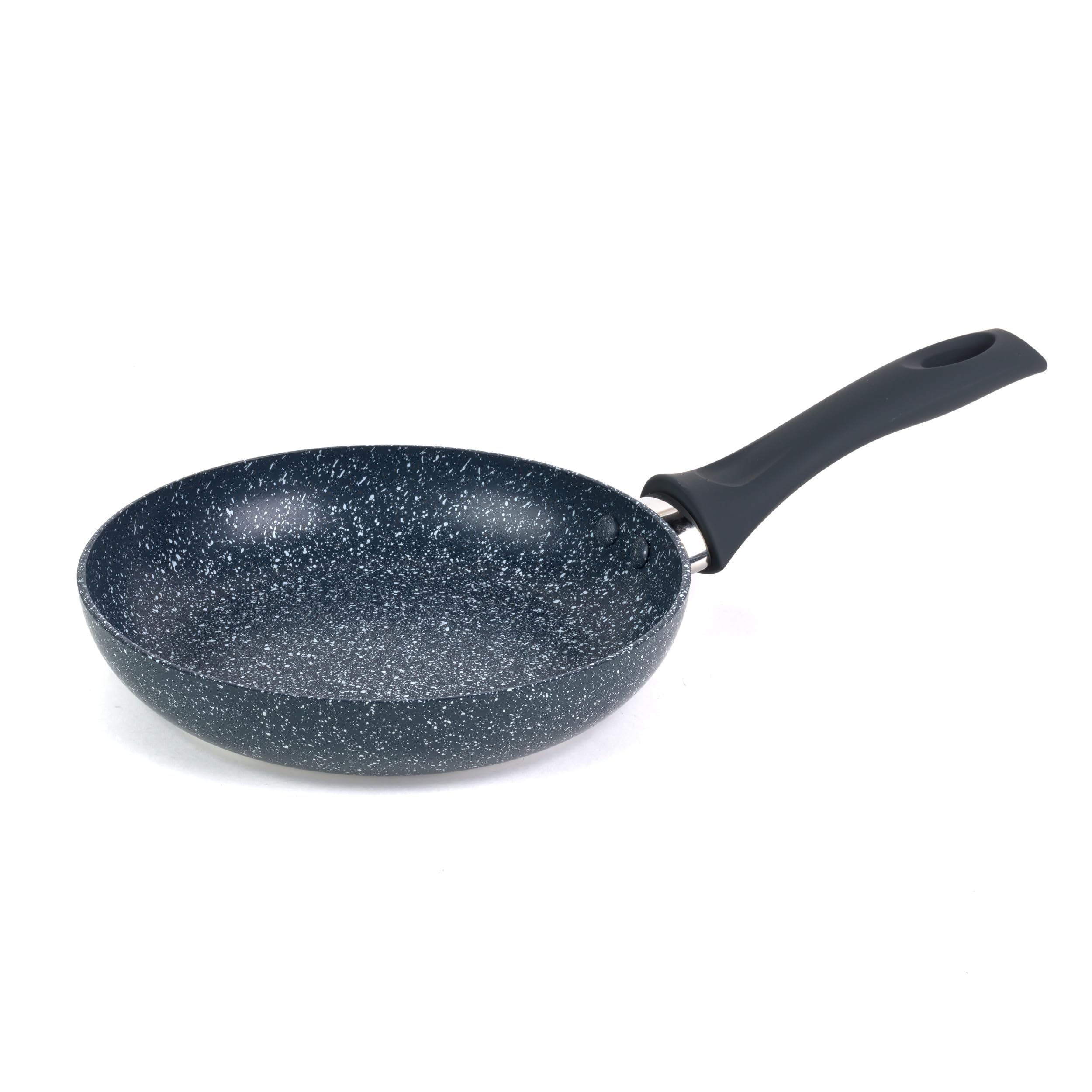 Russell Hobbs Nightfall Stone 20 cm Frying Pan - Non-Stick, Induction Compatible, Egg, Pancake, Long-Lasting Aluminium, PFOA-Free Cookware, Omelette Skillet, Non-Toxic, Use Little to No Oil
