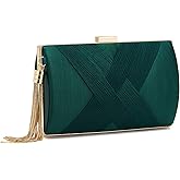 WEIMZC Women Clutch Bag Evening bag Fringed Evening Handbag,Lady Party Wedding Clutch Purse Chain Shoulder Cross Body Bag