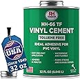 HH-66 Toluene Free Vinyl Cement, 32 oz. can - Vinyl Adhesive, Cement Glue, Inflatables, Waterproof, High Strength, RH Adhesives