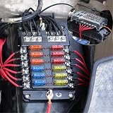 Tawveml 12-Way ATC/ATO Fuse Block with Negative Bus LED Indicator 12-24V view 5