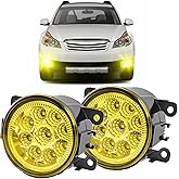 Fog Lights 3.5 inch OEM 19578580 Compatible For subaru outback 2010-2012 Front Bumper Fog Light Lamps Left Right Driver&Passenger Assemblies 3500K Golden Yellow Beam,Super Bright. 2-pack.
