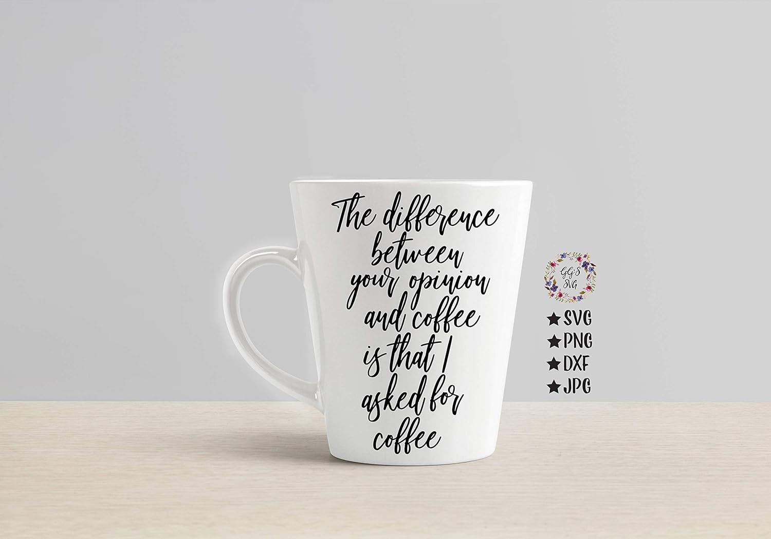 Download Amazon Com The Difference Between Your Opinion And Coffee Svg Coffee Svg I Asked For Coffee Mug Svg Cut Files Svg Jpg Dxf Cricut Silhouette Kitchen Dining 3D SVG Files Ideas | SVG, Paper Crafts, SVG File