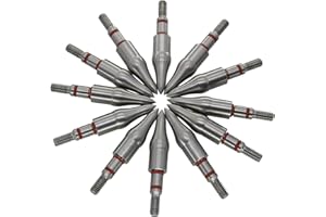 maifield Stainless Steel Archery Field Points, Easy Pull Various Outside Diameter,85/100/125/150/175/200/225/250/275/300 Grains,Screw in Archery Field Tips