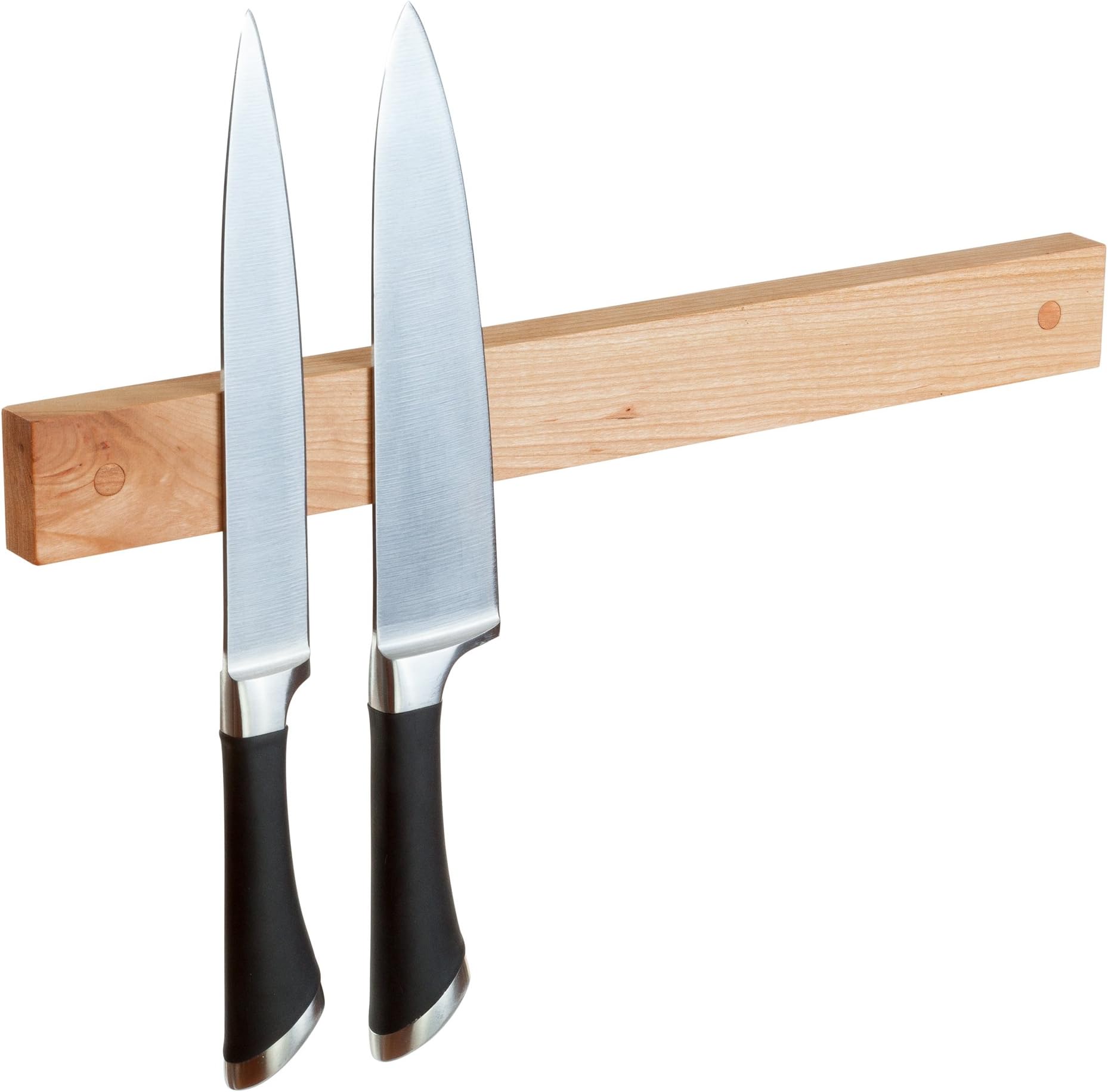 Powerful Magnetic Knife Strip, Holder Made in USA (Cherry, 16 inches)