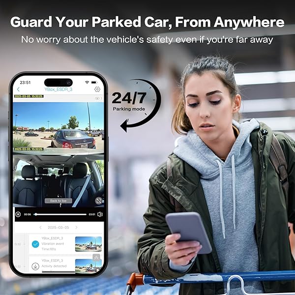 ELYSOO 4G LTE DASH CAM FRONT INSIDE, DUAL FHD LIVE-VIEW AND INSTANT ALERTS VIA APP, CELLULAR CAR CAMERA WITH 24/7 PARKING MODE, IR NIGHT VISION, NO SCREEN, AI DETECTION DASHCAM FOR CARS, GPS
