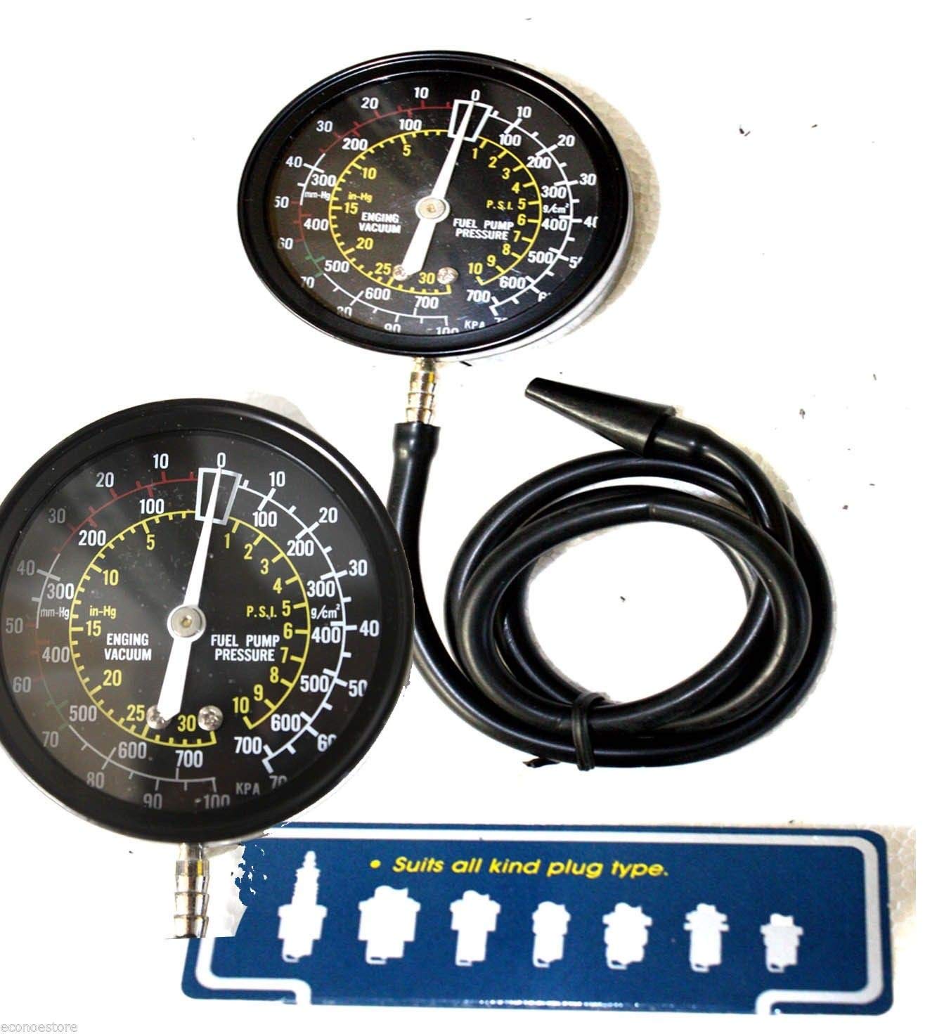 Home & Garden Fuel Pump & Vacuum Tester Accurate Engine Carburetor