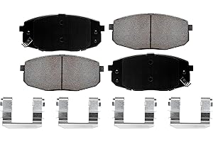 HYFTJYZ Front Brake Pads for Hyundai Elantra,Kia Forte/Forte Koup/Forte5/ Soul,Automotive Replacement Brake Pads for Car Front Brake Rotors Disc Brake,Reliable Stopping Power,Smooth and Noiseless