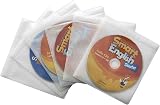 Qirc 100Pcs Double-Sided CD DVD Sleeves 5.1x5.5in Drop-Proof Closure view 2