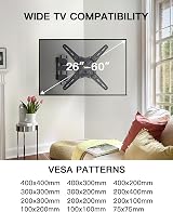 Alphamount AM alphamount TV Wall Bracket 26-60 inch VESA 400x400 view 2