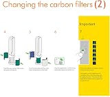 Spares2go 360° Glass HEPA + Activated Carbon Filter for Dyson Pure Cool DP04 view 7