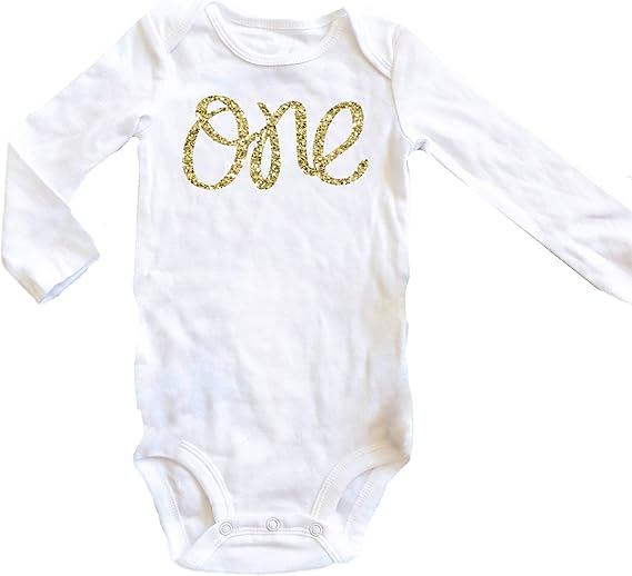 gold onesie baby