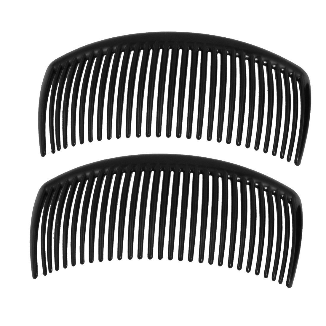 2 Pcs Black Plastic Comb Hair Clip Clamp for Ladies Buy Online in