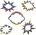 Amazon.com : Carson Dellosa – Super Power Bursts Colorful Cut-Outs, Classroom Décor, 36 Pieces ...