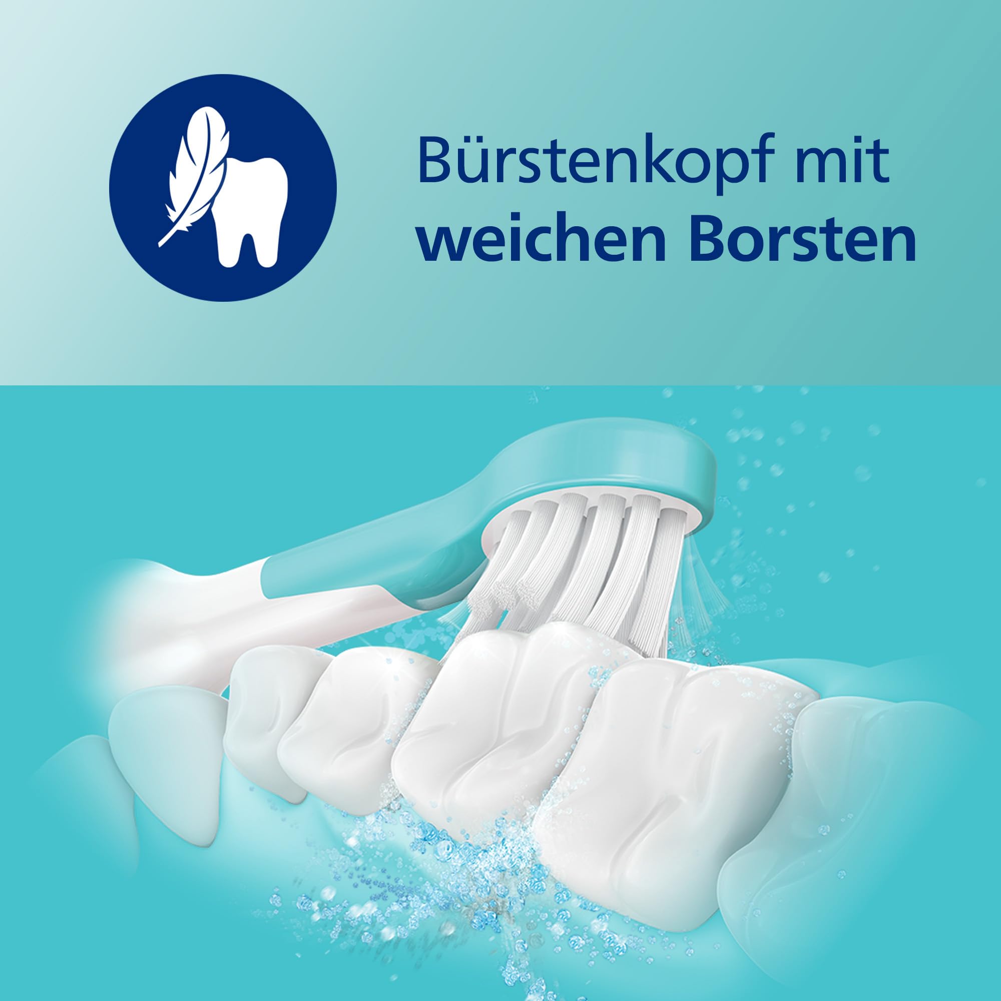 Philips Sonicare For Kids, elektrische Schallzahnbürste mit App, für Kinder ab 3 Jahren, mit SmarTimer und QuadPacer für eine gründliche Reinigung, Grün, Modell HX6352/11 3
