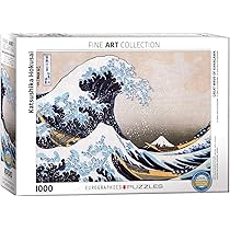 Eurographics 6000-1545 Great Wave Kanagawa by Hokusai 1000-Piece