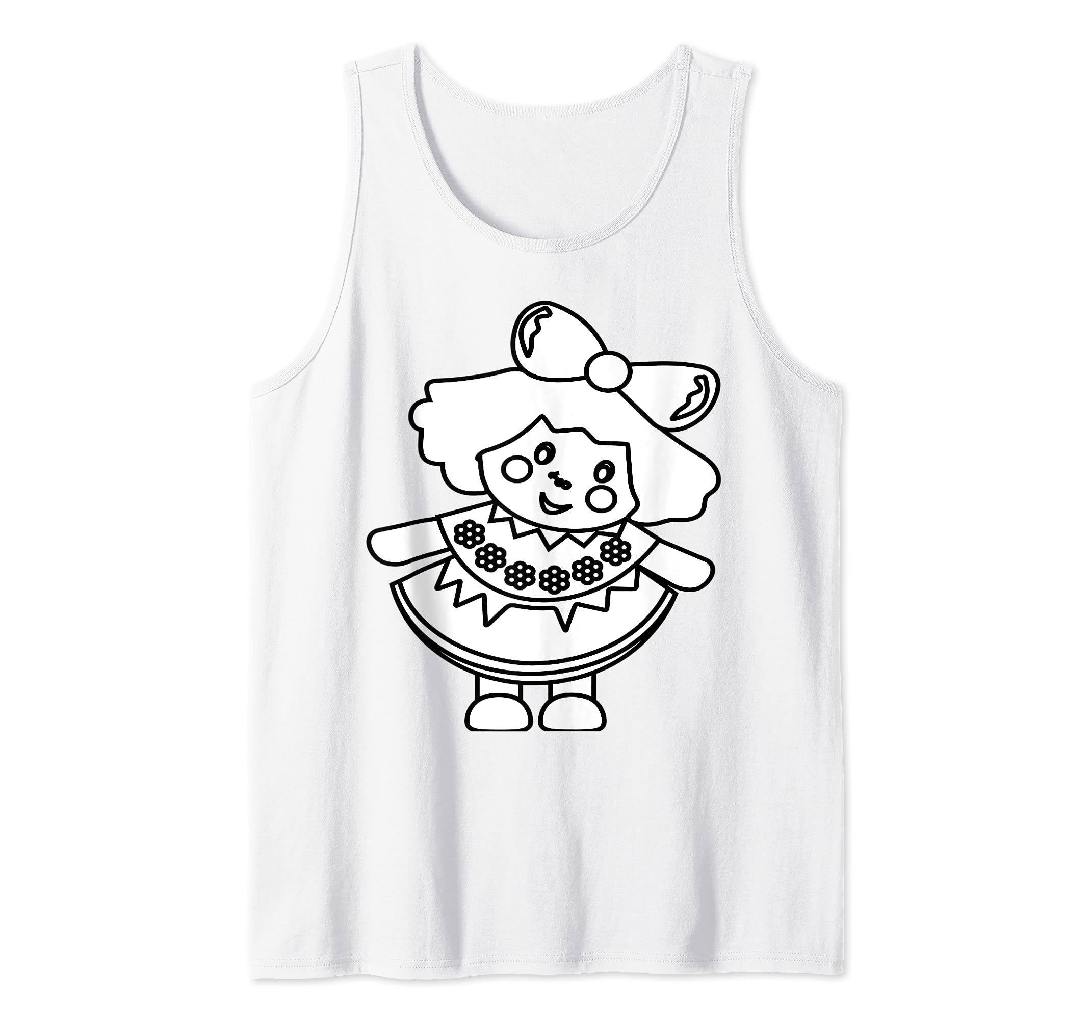 Doll Cartoon Tank Top