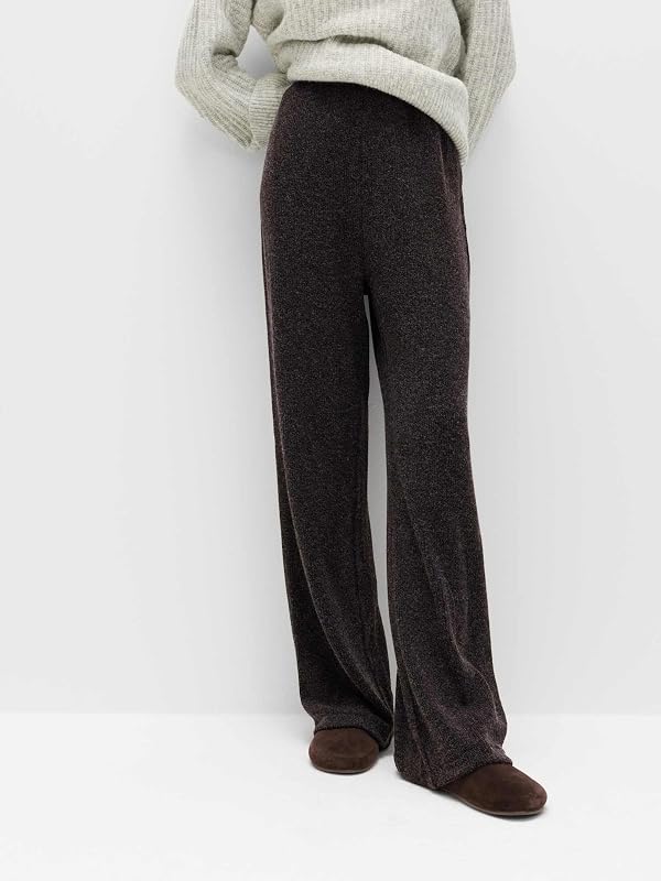 Pantalones de Pata Ancha Acanalados cepillados UK 8 (EU 36)