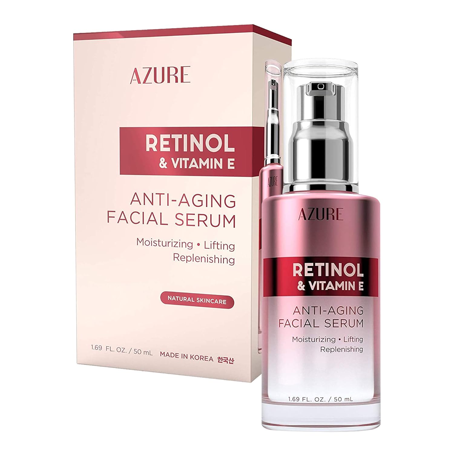 azure hyaluronic & retinol facial serum