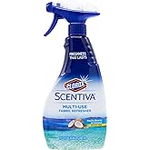 Clorox Scentiva Fabric Refresher, Pacific Breeze &amp; Coconut, 16.9 Fl Oz | Non-bleach formula refreshes upholstery, curtains, bedding, and carpets between cleanings