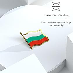 Bulgaria Flag Lapel Pin - Enamel Metal National
