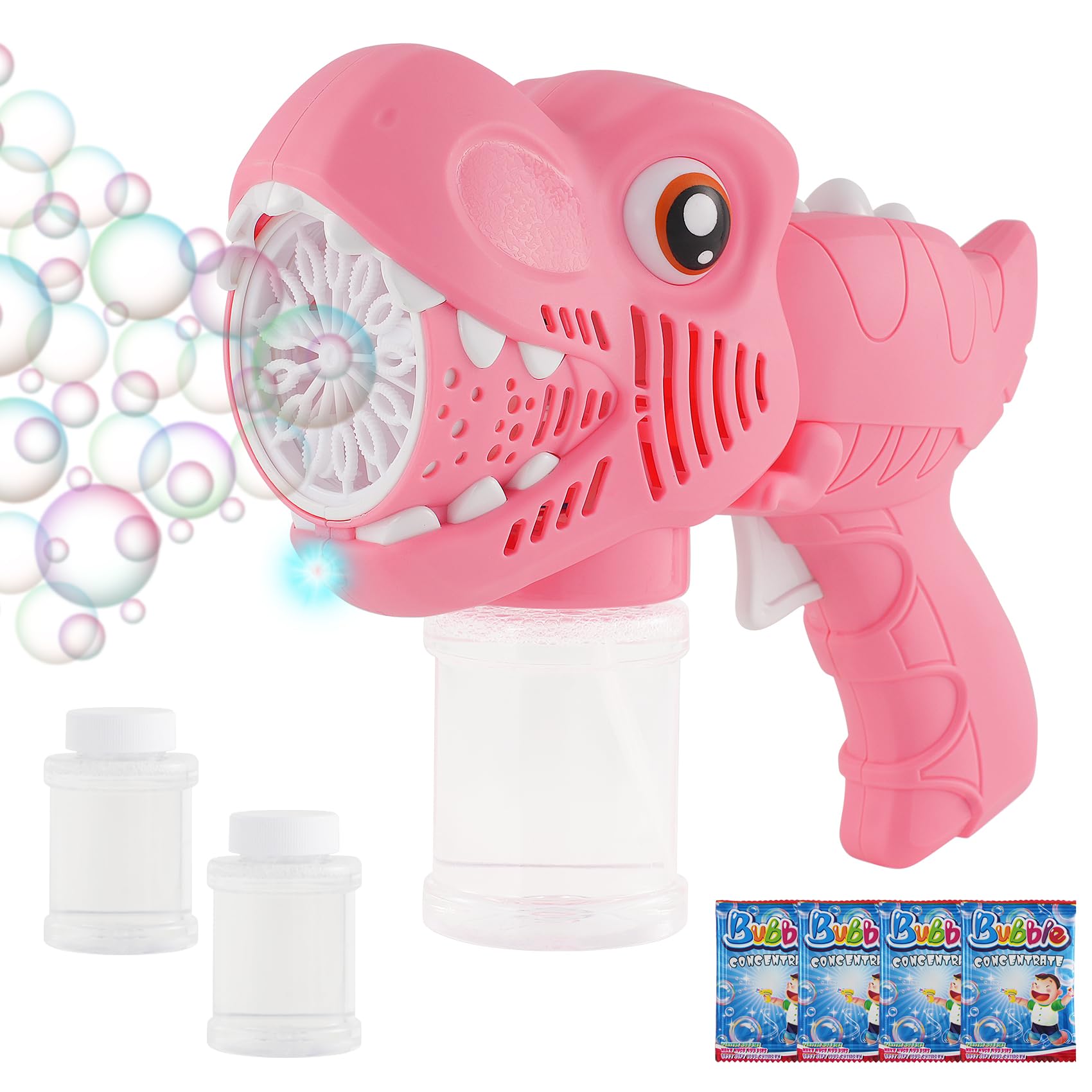 Photo 1 of Onory 1 Pack Bubble Gun Machine for Kids, Bubble Gun with Bubble Solutions for Boys Girls, Bubble Blaster for Summer Toy, Party Favors, Outdoor & Indoor Activity, Birthday Gift, Bubble Blower