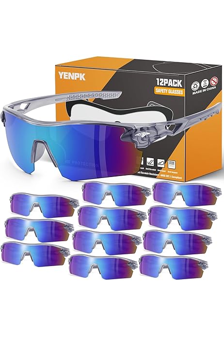 Lentes De Seguridad Para Trabajar OXG Safety Glasses 6-Pack ANSI