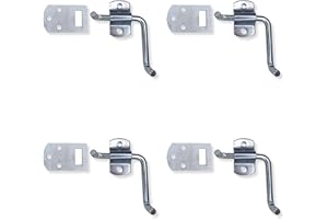 Mega Cargo Control 4 - Pack Corner Side Gate, Stake Bed Latches Bracket Set for Utility Trailer, Stake Body Gates, Sheds, Wood, Trucks & Trailer