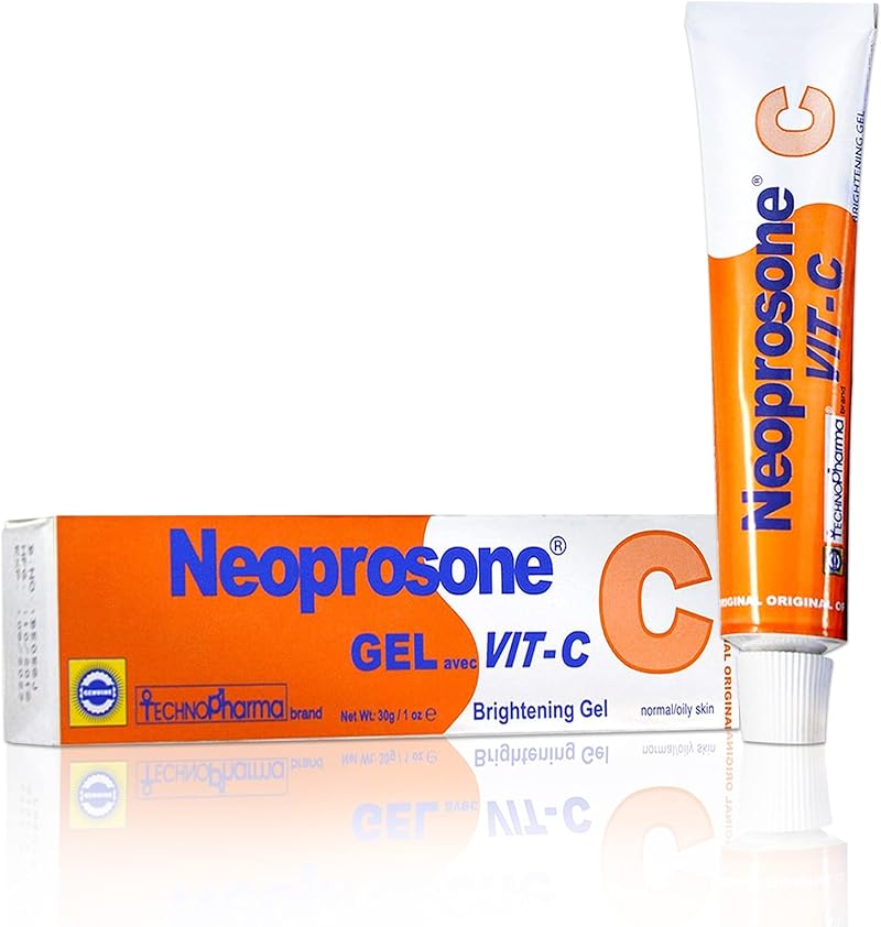 Neoprosone Skin Brightening Gel Cream 1oz Vitamin C Alpha Arbutin Dark Spots