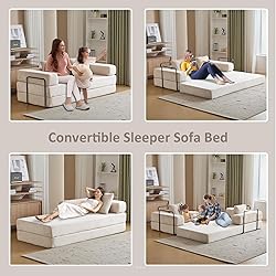 Convertible Sleeper Sofa Bed, Compression Folding