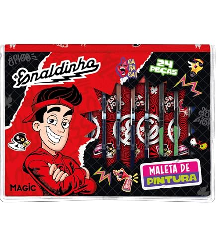 Kit Maleta de Pintura 42 peças Enaldinho : Amazon.com.br