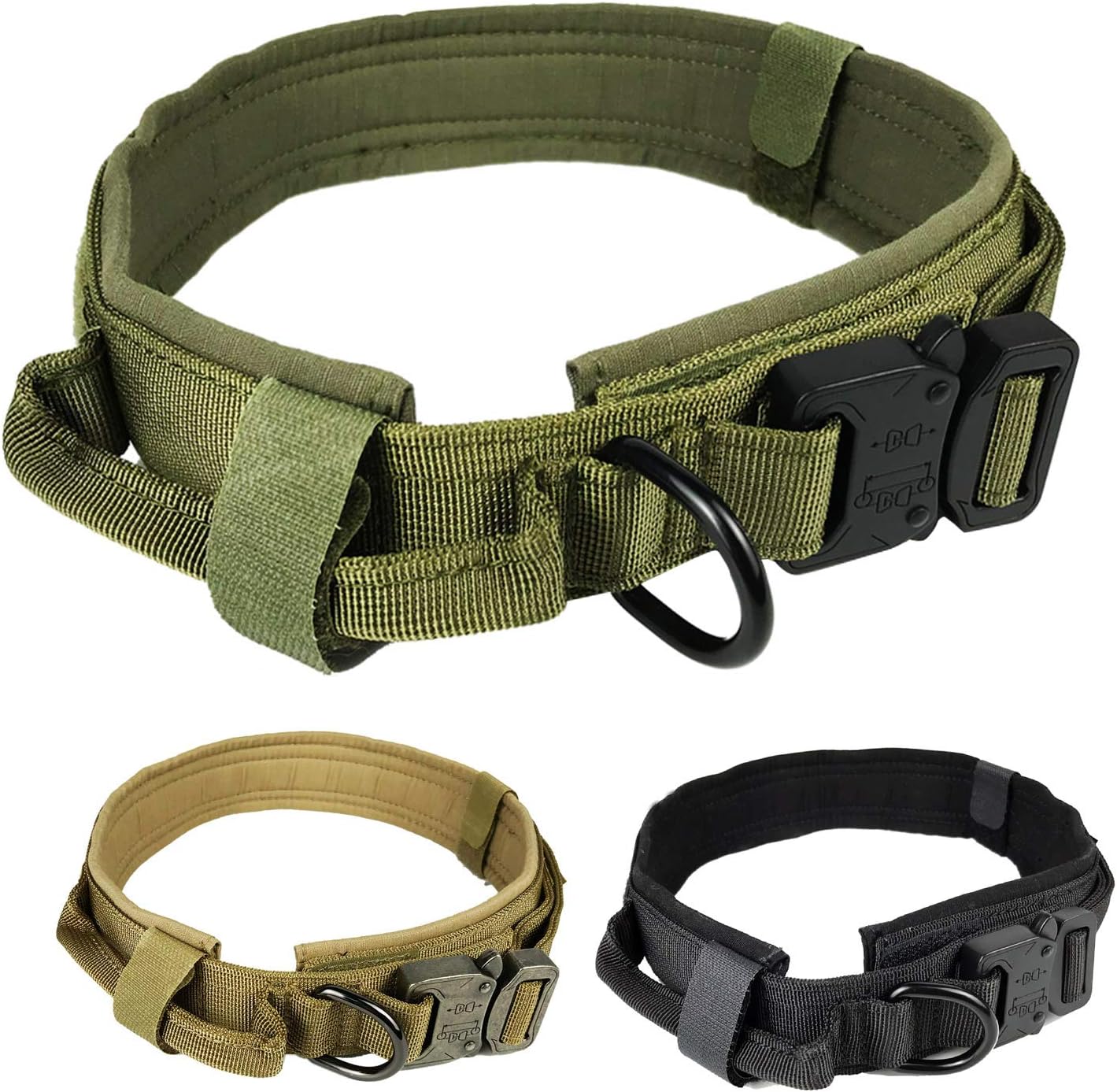 Tactical Dog Collars, 1.5" Width Adjustable Military Dog