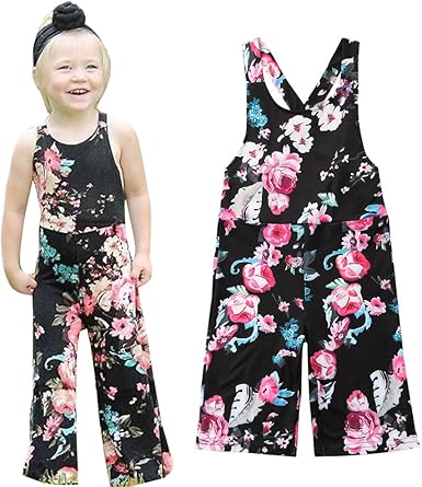 floral romper pants