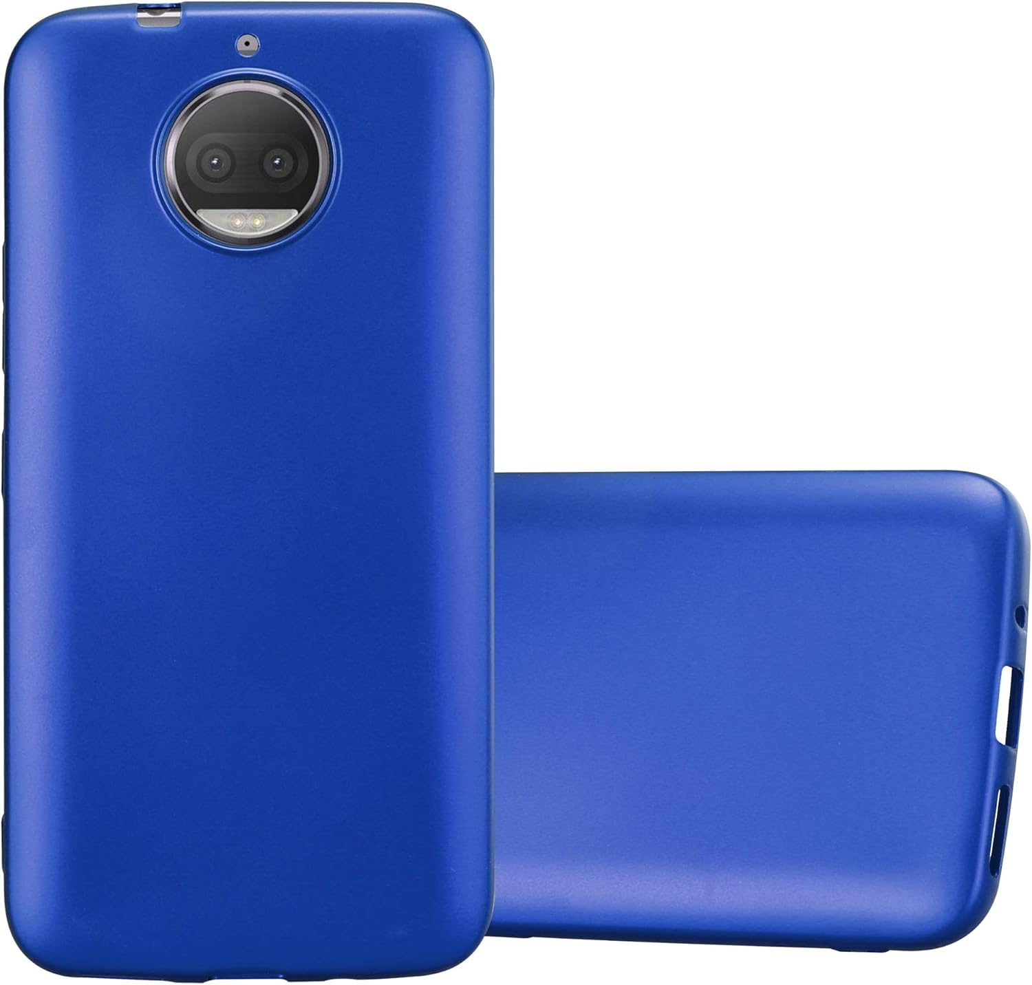 Cadorabo Custodia Flip Per Motorola MOTO G5s Con Chiusura Magnetica: Rosso Mela, Cover In Pelle Sintetica Con Porta Tessere
