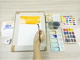 SIYUPU Watercolor Paint Palette - 10 Wells Wet Mixing Tray - Rectangular view 5